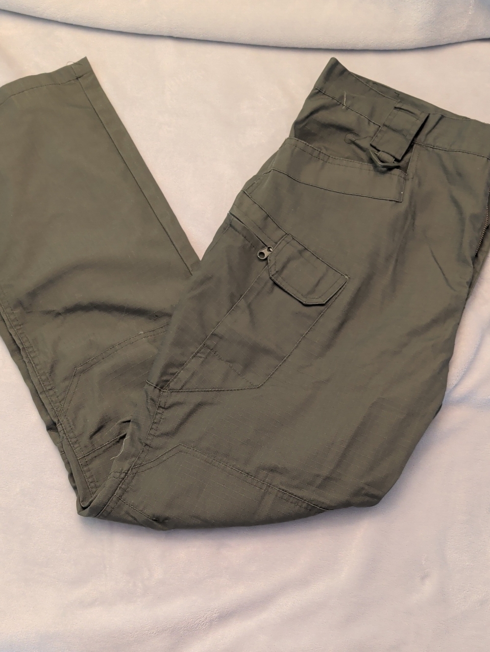Men's Cargo Pants - Olive Utility Style